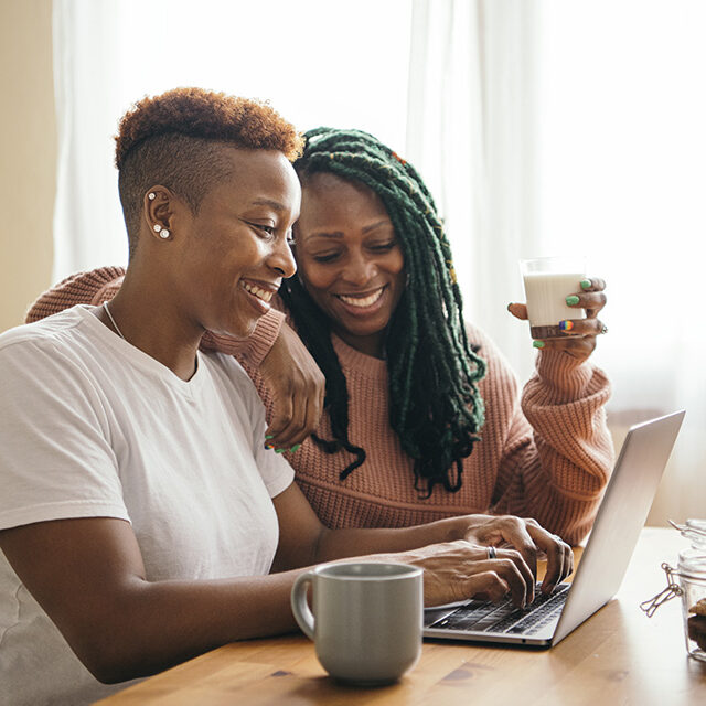 approach_sex_therapy_baton_rouge Lesbian couple having a couples therapy session online in Baton Rouge