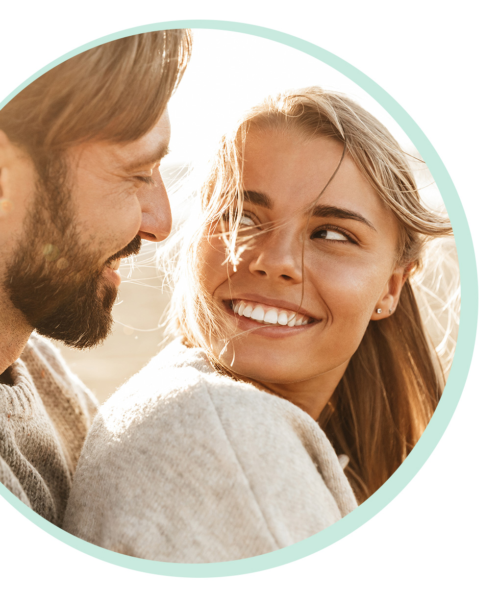 online_sex_therapy_louisiana Couple looking in each other's eyes for sex therapy in Louisiana