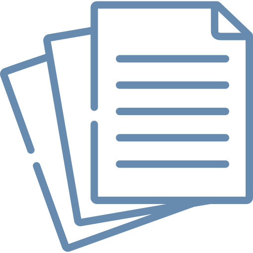paperwork Paper Vector Icon for Initial Therapy Paperwork