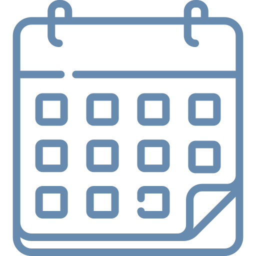 sessions_scheduled Vector calendar for ongoing therapy sessions
